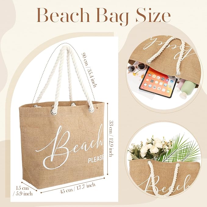 Jute Beach Bag