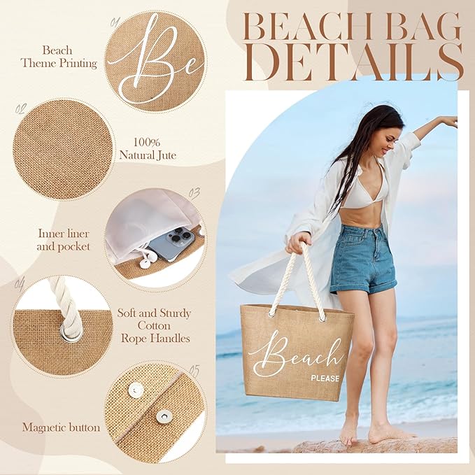 Jute Beach Bag