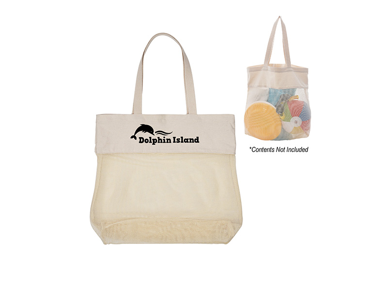 Mesh Cotton Tote Bag